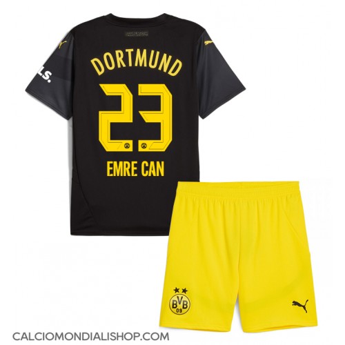 Maglie da calcio Borussia Dortmund Emre Can #23 Seconda Maglia Bambino 2024-25 Manica Corta (+ Pantaloni corti)